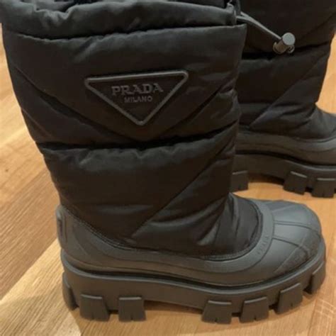 prada monolith drawcord snow boot|Prada Monolith Drawcord Snow Boot .